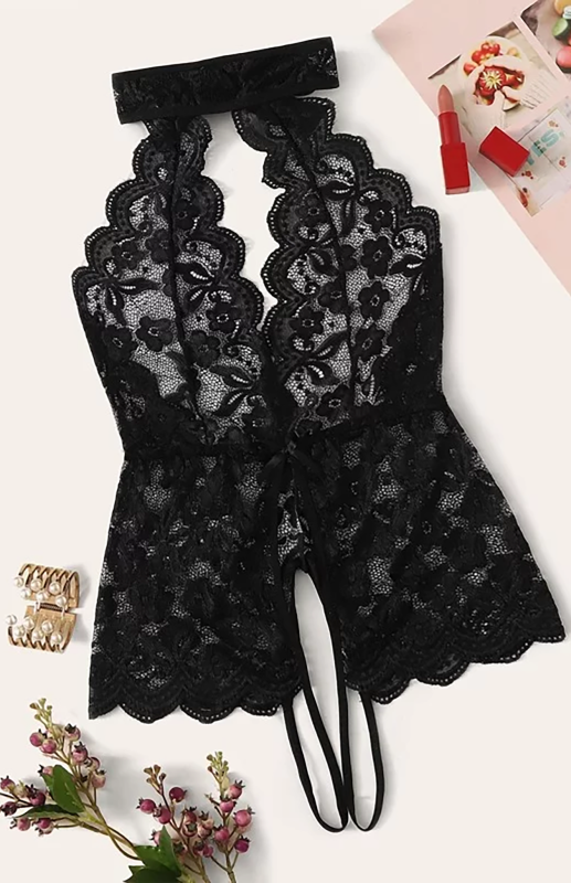 Ladies Sexy  Babydoll Lace Nightgown