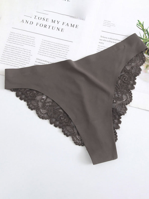 Women's low waist lace sexy seamless panties