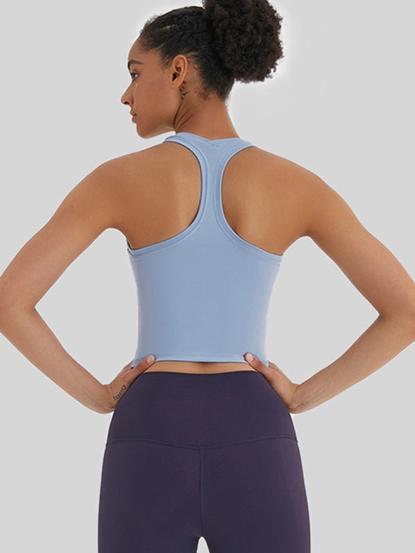 New tight-fitting, high-elastic and beautiful back sports, leisure and versatile yoga vest